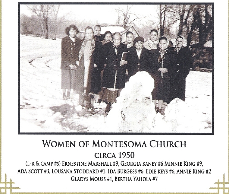Women of Montesoma Church Circa 1950 Women of Montesoma Church Circa 1950