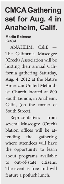 California Creeks Association gathering 2012 California Creeks Association gathering