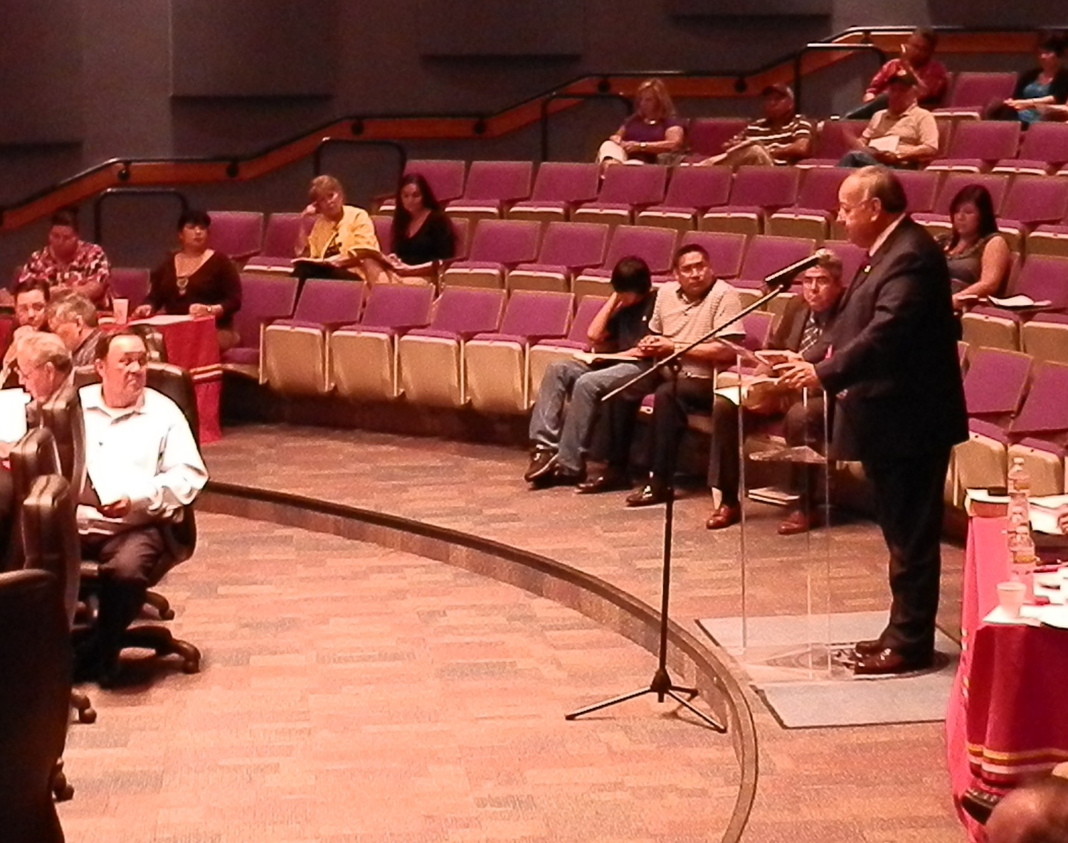 Tiger-nichols Principal Chief Tiger Addresses Rep. David Nichols