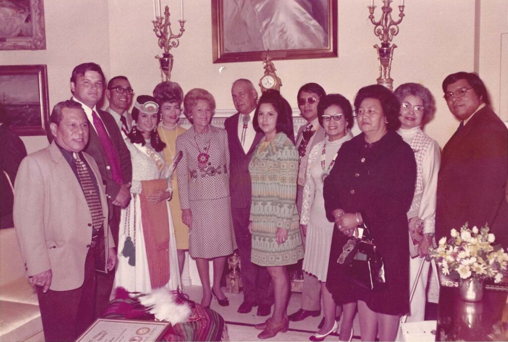 Creek Delegation to White House 1973